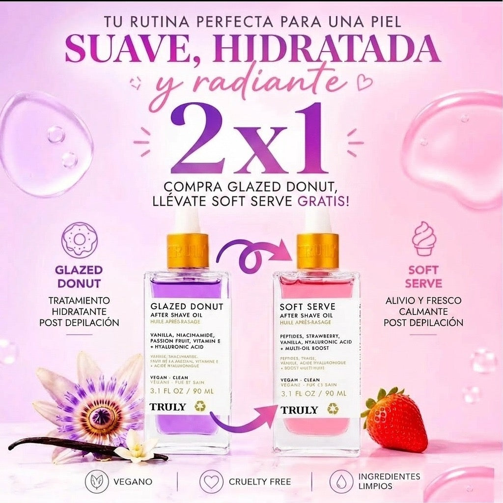 Aceite Hidratante TRULY post depilación-90ml